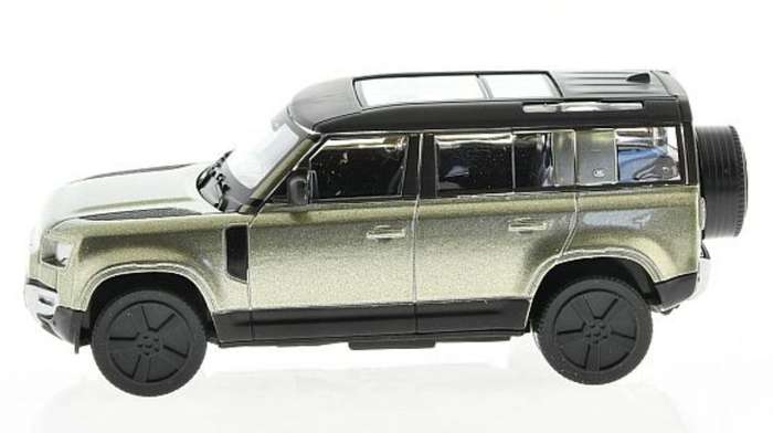 Land Rover Defender 110 2020/22 beige-metallic 1/43 Bburago NEW+boxed #6192 instant wheels