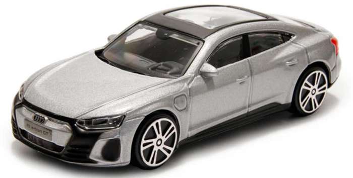 Audi RS e-tron GT 2022 metallic silver 1/43 Bburago NEW+boxed #6193 instant wheels