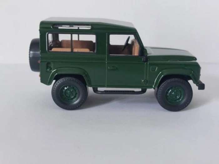 Land Rover Defender swb 1995 dark green 1/43 Norev Jet Car NEW+boxed #6198 instant wheels