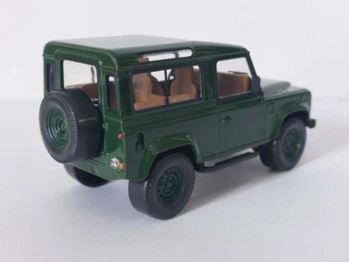 Land Rover Defender swb 1995 dark green 1/43 Norev Jet Car NEW+boxed #6198 instant wheels