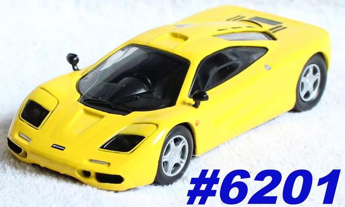 McLaren F1 yellow 1993 1/43 DeAgostini/IXO #6201 instant wheels