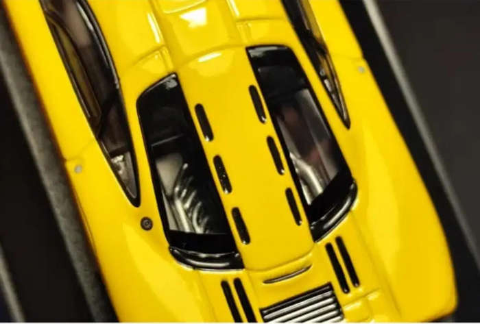 McLaren F1 yellow 1993 1/43 DeAgostini/IXO #6201 instant wheels