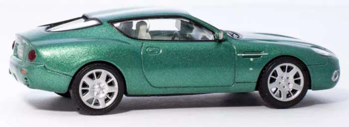 Aston Martin DB7 Zagato 2002 green-metallic 1/43 DeAgostini/IXO NEWinBlister #6202 instant wheels