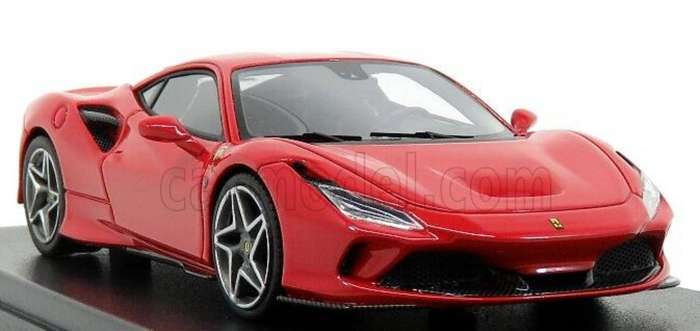Ferrari Tributo F8 Coupe 2019 Rosso Corsa (red) 1/43 Bburago NEW+boxed #6203 instant wheels