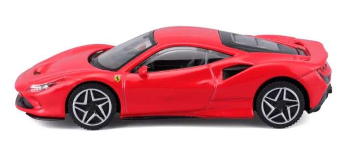 Ferrari Tributo F8 Coupe 2019 Rosso Corsa (red) 1/43 Bburago NEW+boxed #6203 instant wheels