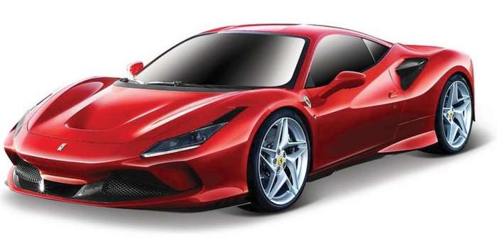 Ferrari Tributo F8 Coupe 2019 Rosso Corsa (red) 1/43 Bburago NEW+boxed #6203 instant wheels