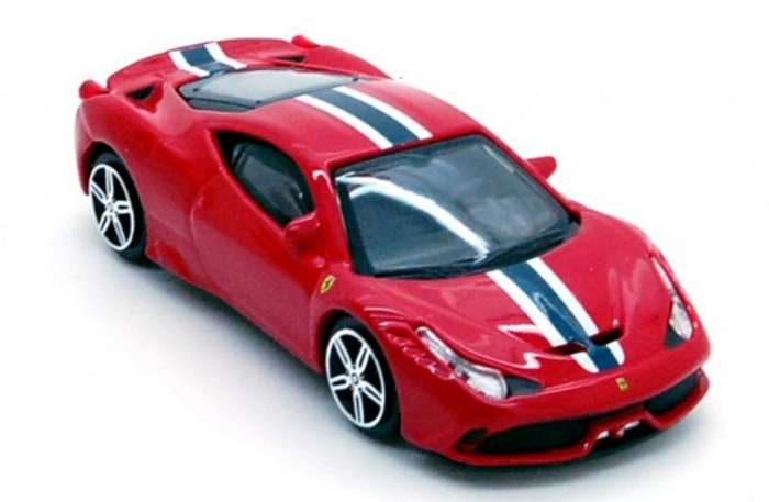 Ferrari 458 Speciale 2013 Rosso Corsa Red 1/43 Bburago NEW+boxed #6207 instant wheels