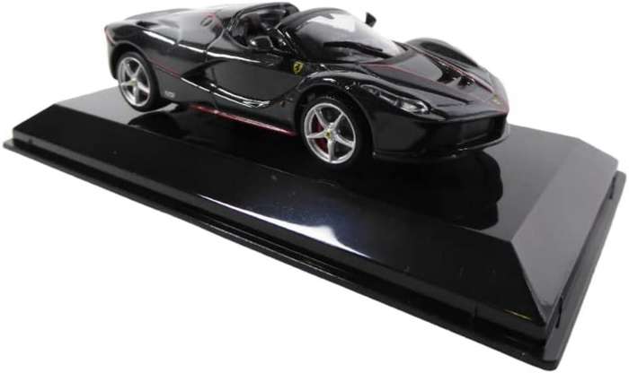 Ferrari LaFerrari Aperta 2016 black-metallic 1/43 Altaya/IXO #6208 instant wheels