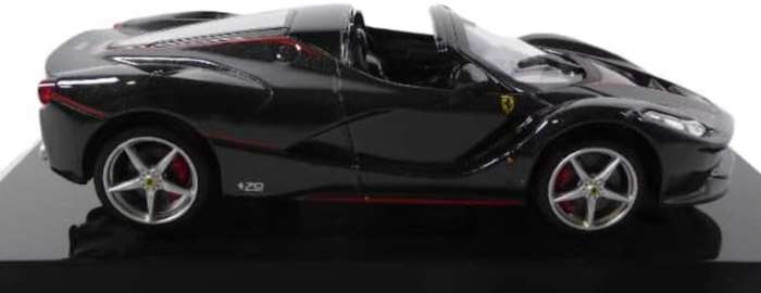 Ferrari LaFerrari Aperta 2016 black-metallic 1/43 Altaya/IXO #6208 instant wheels