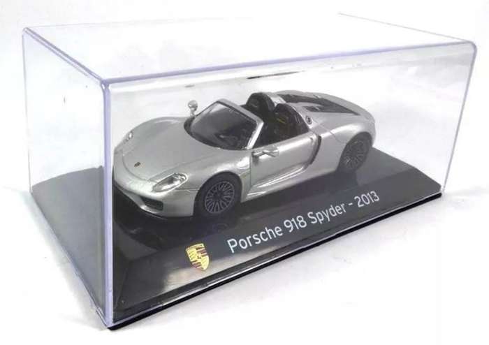 Porsche 918 Spyder 2013 liquid metallic silver 1/43 Altaya/IXO NEW+boxed #6209 instant wheels