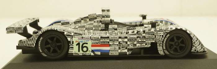 Dome S101 #16 8th 24h LeMans 2002 (Lammers et al) 1/43 Altaya/IXO NEW+boxed #6213 instant wheels