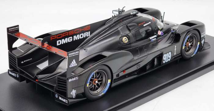 Porsche 919 Hybrid (#919) Pre Season Testcar 2015 black 1/43 IXO NEW+boxed #6215 instant wheels