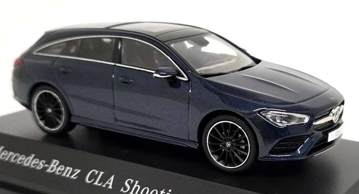 Mercedes-Benz CLA Shooting Brake (X118) 2019 Denim Blue 1:43 Spark NEW+boxed #6222 instant wheels