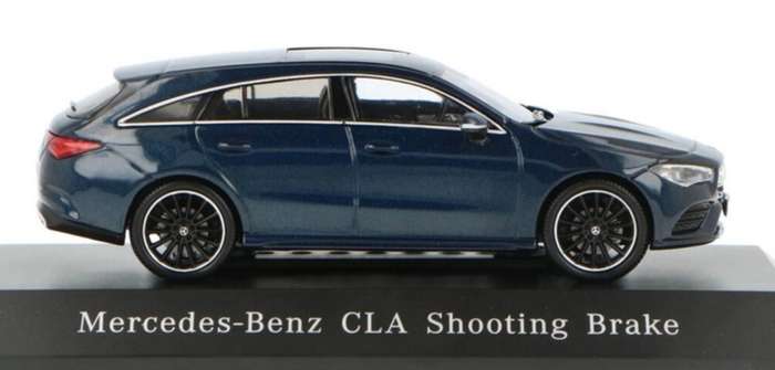 Mercedes-Benz CLA Shooting Brake (X118) 2019 Denim Blue 1:43 Spark NEW+boxed #6222 instant wheels