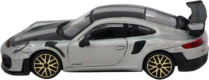 Porsche 911 (991 II) GT2 RS silver 2018-2025 1:43 Bburago NEW+boxed #6225 instant wheels