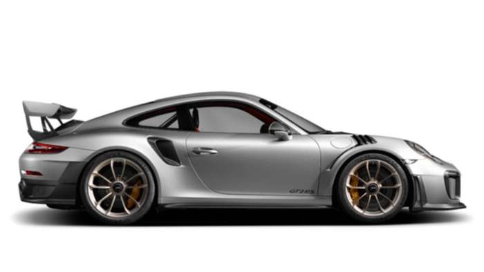 Porsche 911 (991 II) GT2 RS silver 2018-2025 1:43 Bburago NEW+boxed #6225 instant wheels