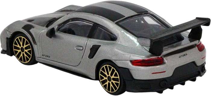 Porsche 911 (991 II) GT2 RS silver 2018-2025 1:43 Bburago NEW+boxed #6225 instant wheels