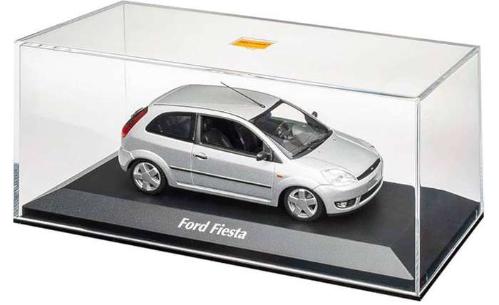Ford Fiesta 2002 silver 1:43 Minichamps/Maxichamp NEW+boxed #6228 instant wheels