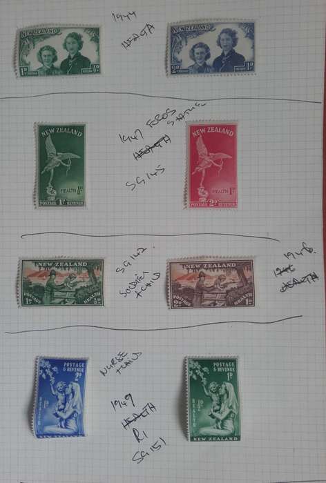 Stamps - New Zealand - Mixed Lot - MH