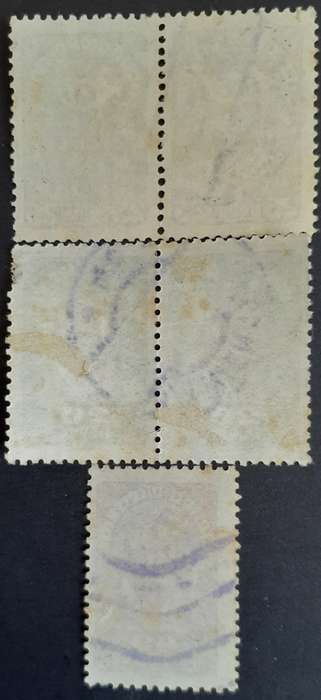 Stamp - Austria - Daily Stamps x 5 - 1919 - Used