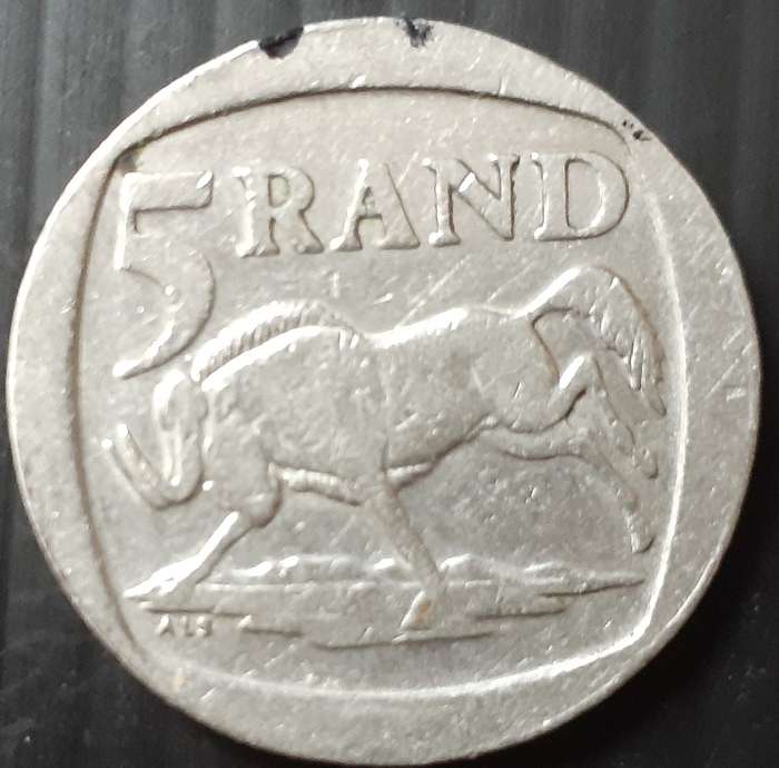 Coin - R5 RSA -  1994 - Error A - Rotated Die