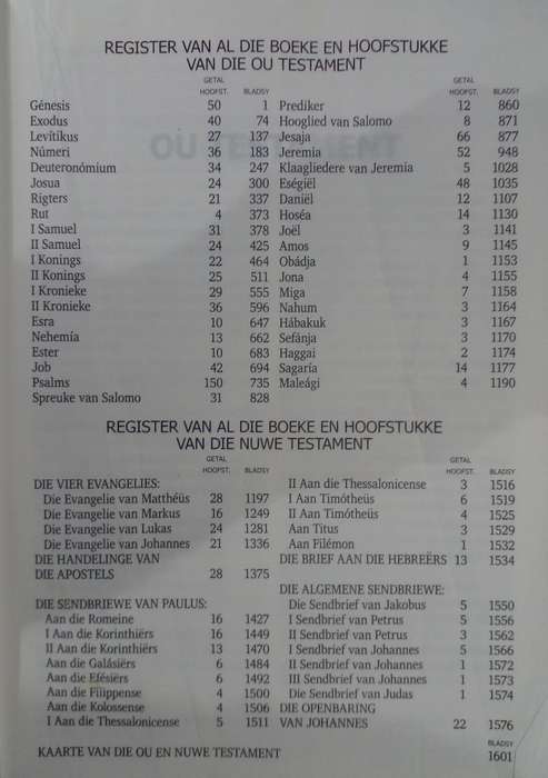Bible - Die Bybel - 1933/53/2009 - Vertaling -  Naslaan