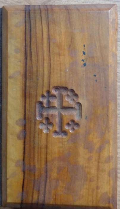 Bible - The New Testament - KJV - Pocket - Wooden Panels - 1978