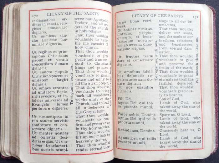 Bible - The Key Of Heaven - 1912 - Pocket