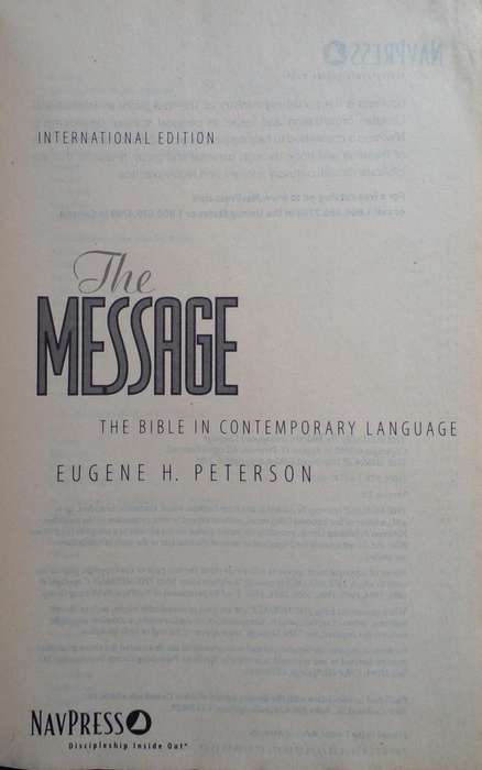 Bible The Message - International - 2005