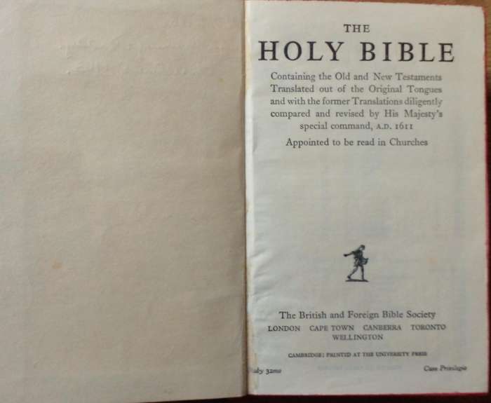 Bible - The Holy Bible - Pocket - 1960s