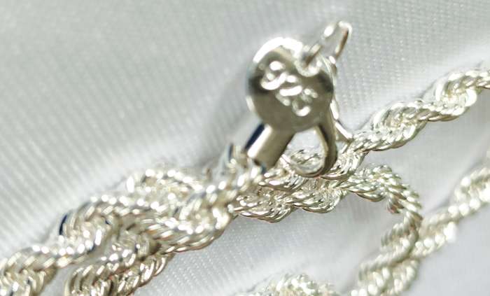 Silver necklace - 925 stamp - length - 50 cm