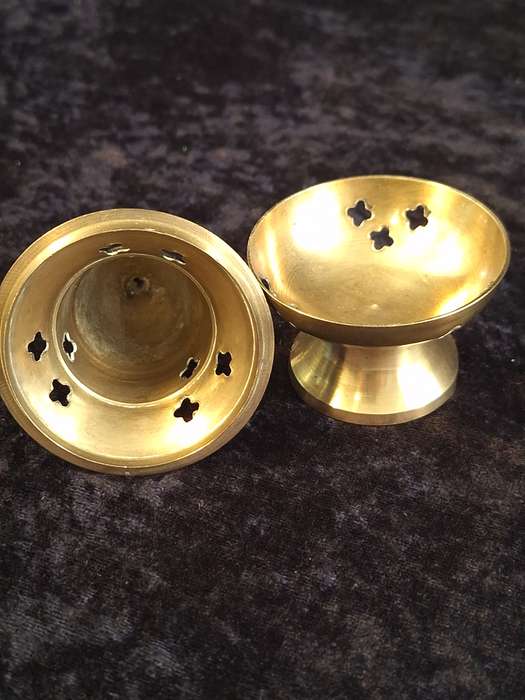 Vintage Brass Incense Burner.
