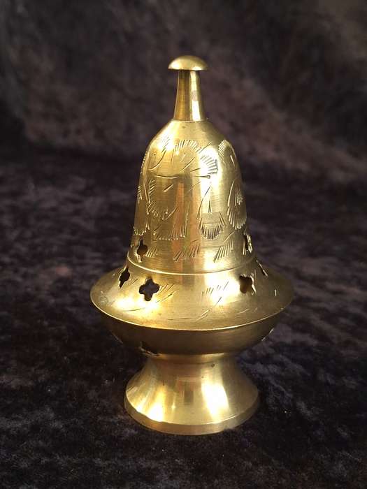 Vintage Brass Incense Burner.