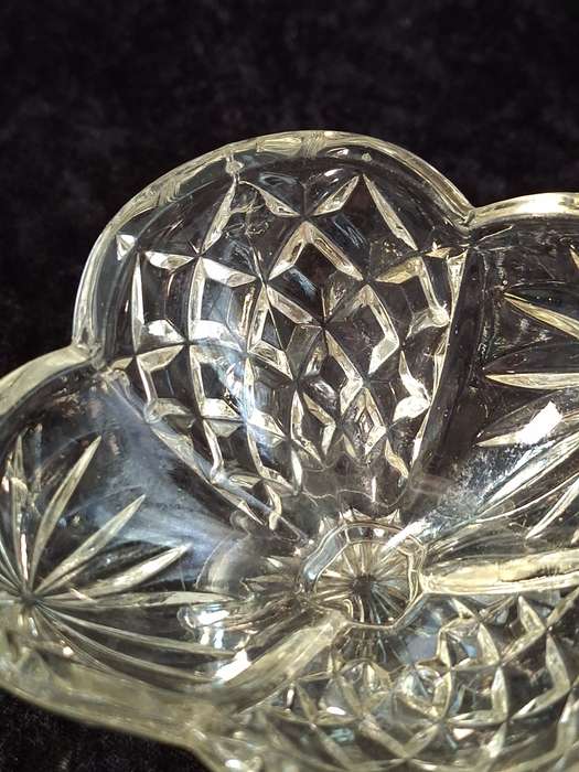 Vintage Pressed Glass Sweet Bowl.