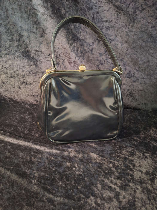 Vintage Black Handbag - B.