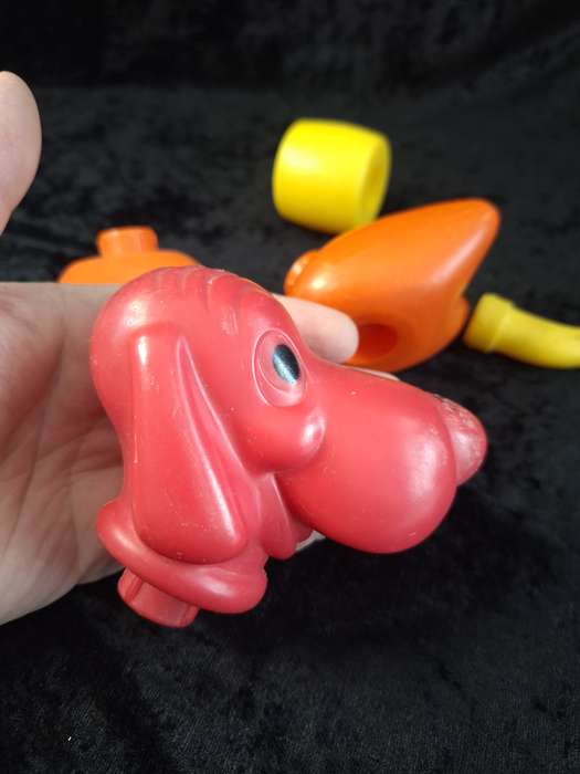 Vintage 1970's Tupperware Toy (Zoo it yourself) Dog.
