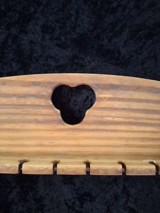 Vintage Medium Wooden Teaspoon Display Shelf.