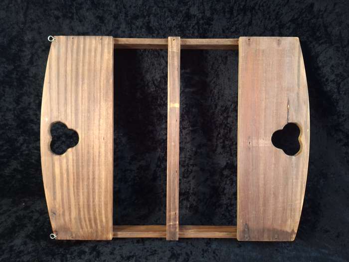 Vintage Medium Wooden Teaspoon Display Shelf.