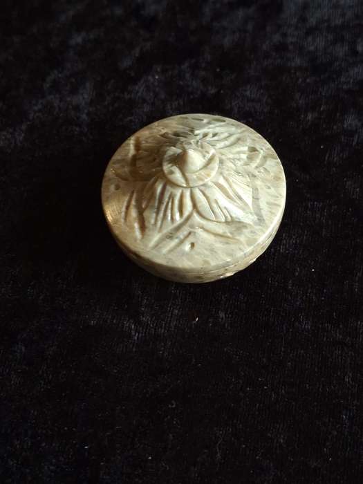 Vintage Indian Hand Carved Soapstone Trinket