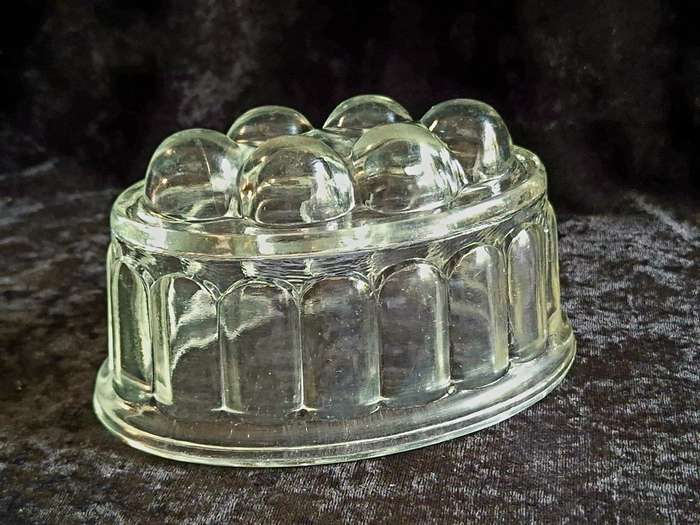 Vintage Glass Jelly Mold