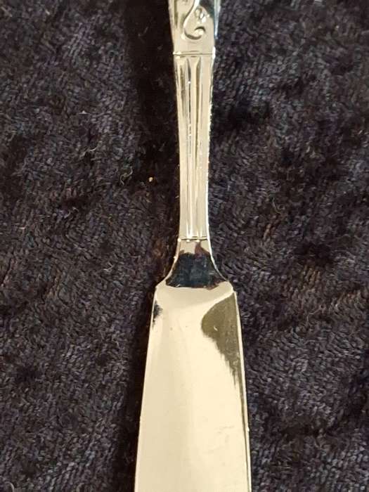 Vintage Chrome Plated Butter Knife.