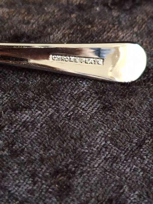 Vintage Chrome Plated Butter Knife.