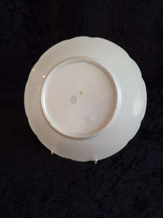 Stunning Vintage German - Oscar Schlegelmilch Porcelain Decorative Plate