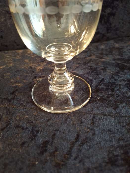 Beautiful Vintage Hand Cut Glass Vase