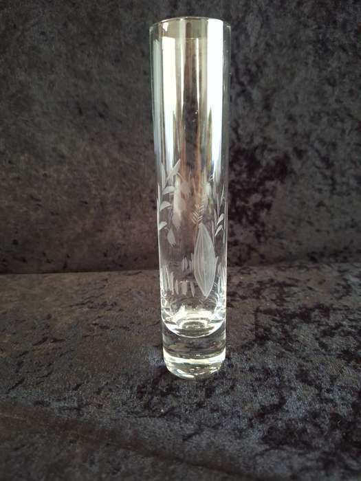 Beautiful Vintage Cut Glass Bud Vase.