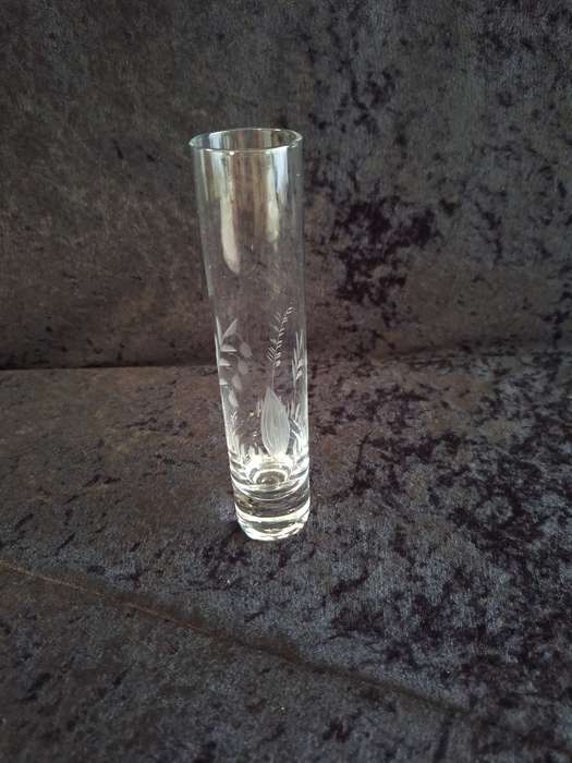 Beautiful Vintage Cut Glass Bud Vase.