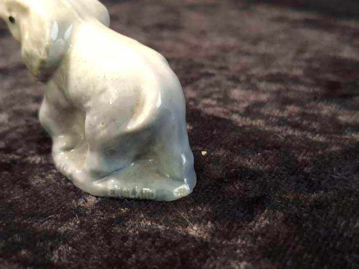 Vintage Wade Whimsie Elephant Figurine.