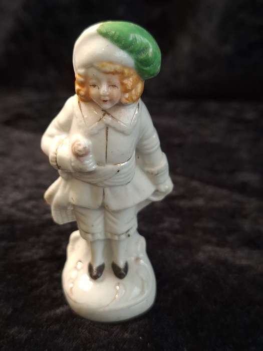 Vintage Miniature Porcelain Figurine.