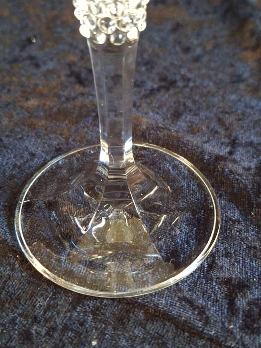 Beautiful Vintage Crystal Candle Holder.