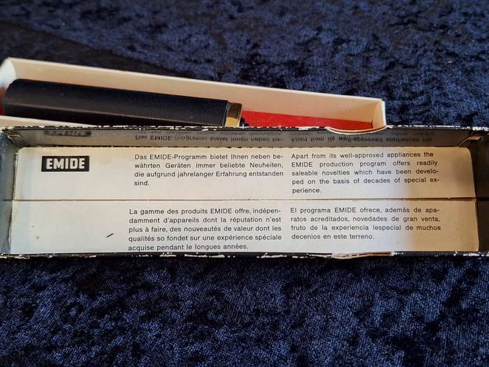 Vintage 1960's Emide Cork Lifter - Original Box.